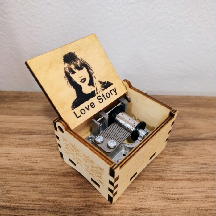 Caja Musical de Manivela Love Story Taylor Swift - Imagen 3