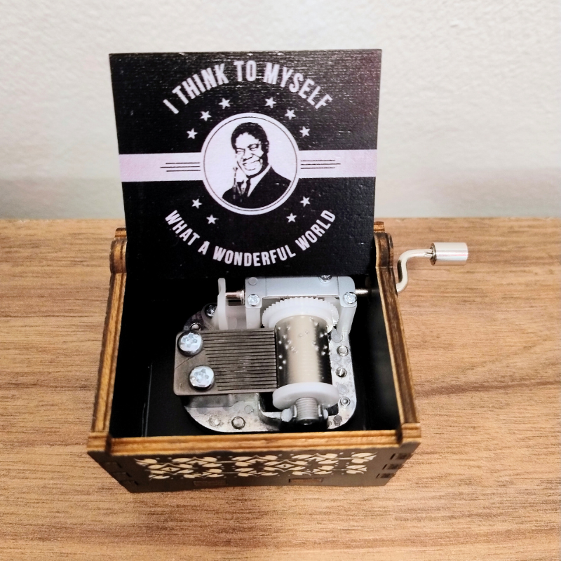 Caja Musical Manivela What a Wonderful World Caja Musical Manivela What a Wonderful World