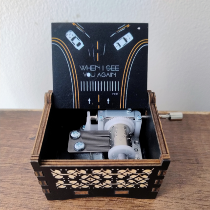 Caja Musical de Manivela When i see you again