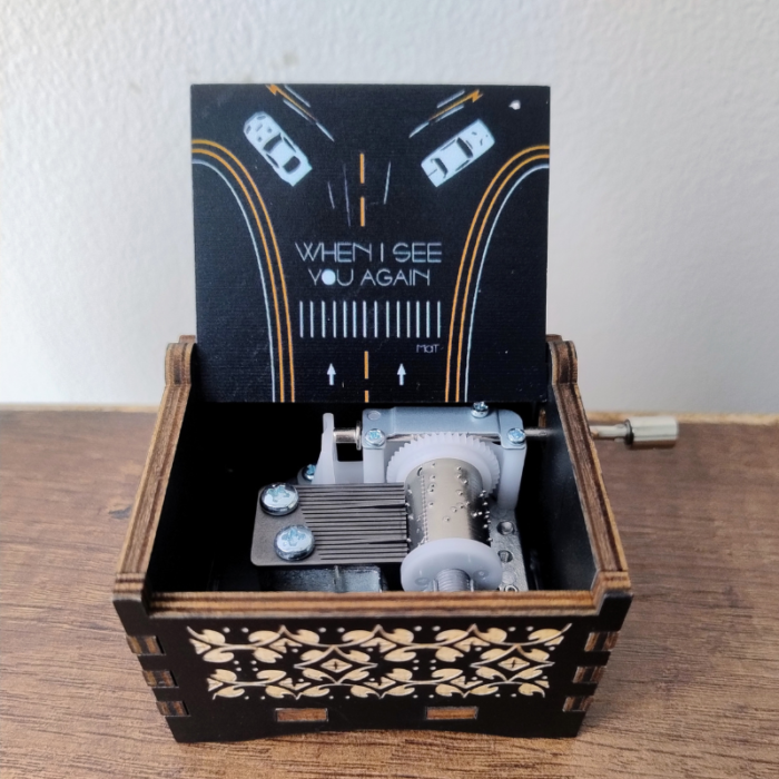 Caja Musical de Manivela When i see you again