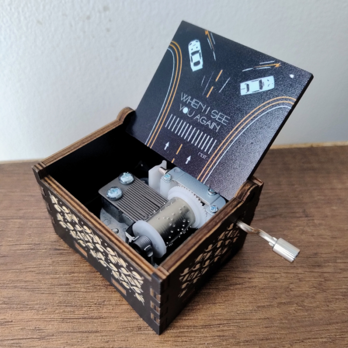 Caja Musical de Manivela When I See You Again - Imagen 3