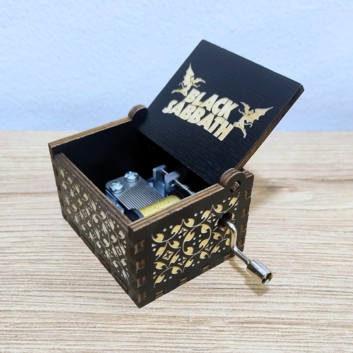 Caja Musical de Manivela Black Sabbath